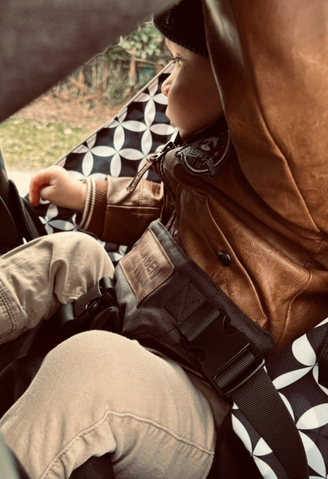 Hamak do wózka dziecięcego z pasami bezpieczeństwa Daisy