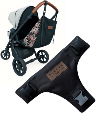 Hamak do wózka dziecięcego z pasami bezpieczeństwa Bloom