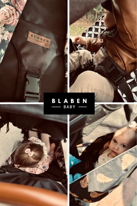 Hamak do wózka dziecięcego z pasami bezpieczeństwa Dogs