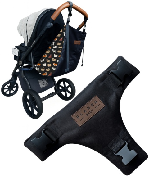 Hamak do wózka dziecięcego z pasami bezpieczeństwa Dogs