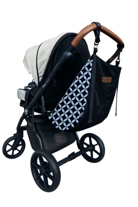 Hamak do wózka dziecięcego z pasami bezpieczeństwa Ornament