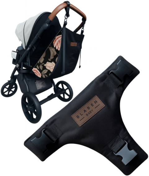 Hamak do wózka dziecięcego z pasami bezpieczeństwa Rose